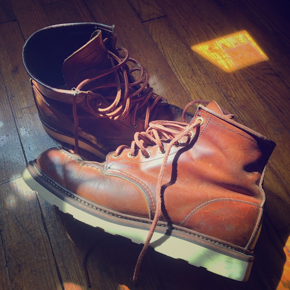 Classic Red Wing Mock Toes